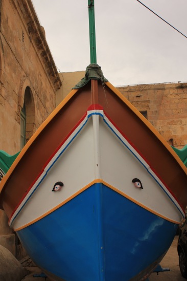 Luzzu, a traditional Maltese fishing boat