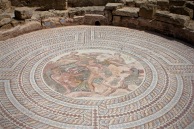 Well preserved Roman mosaic floor Paphos archeological park