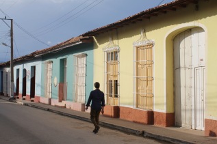 Colorful street in Trinidad Cuba