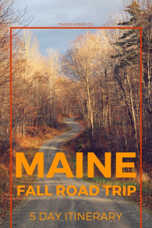 Maine USA fall road trip 5 day itinerary